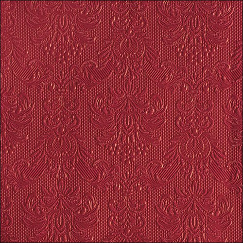 Napkins 40x40 cm - Elegance dark red, Ornaments,  Baroque,  red,  dark red,  Plain napkins,  embossed napkins,  Celebration,  Party,  Wedding,  Events