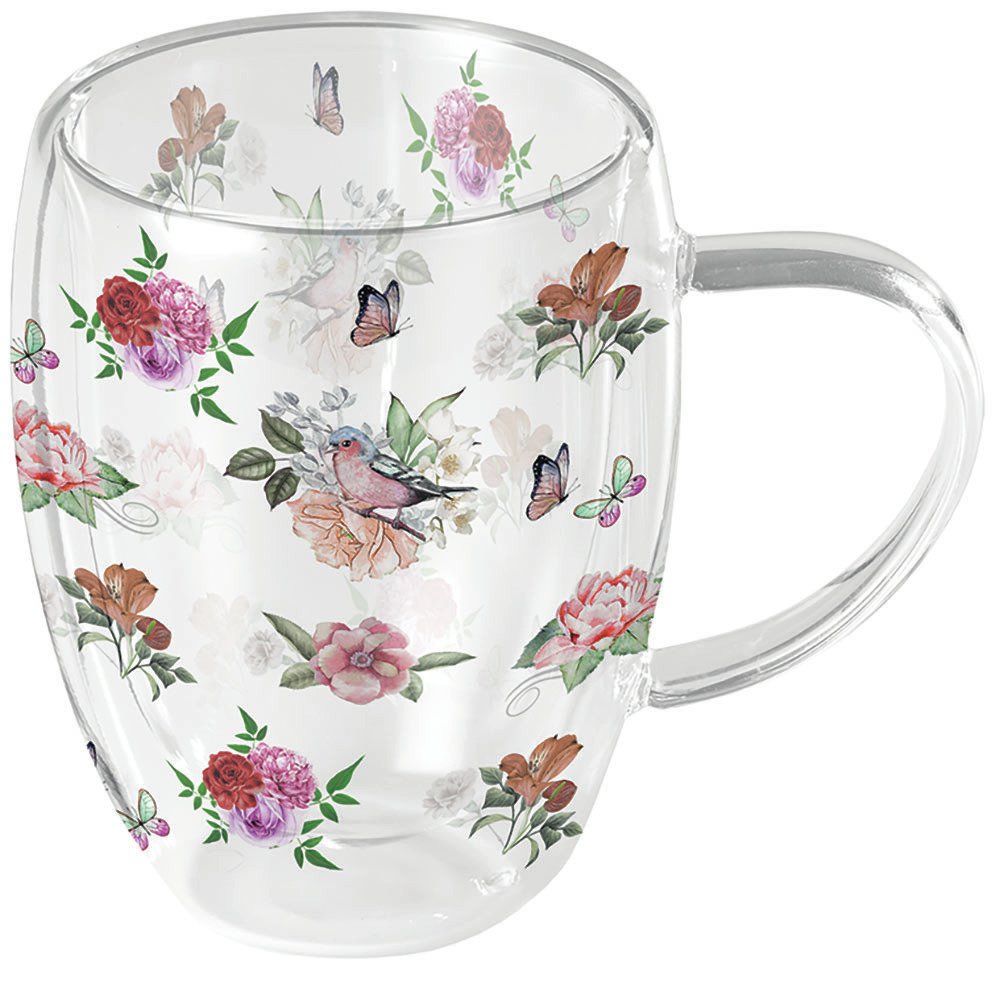 Vetro a doppia parete - Double-walled glass 0.35 L Charlotte white