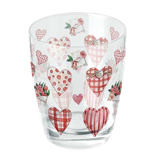 Szkło wodne - Lovely hearts, Serca,  Mi?o??,  List mi?osny,  Kwiaty,  Walentynki