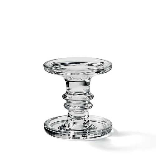 portavelas - Standing candle holder big grey, Portavelas de cristal