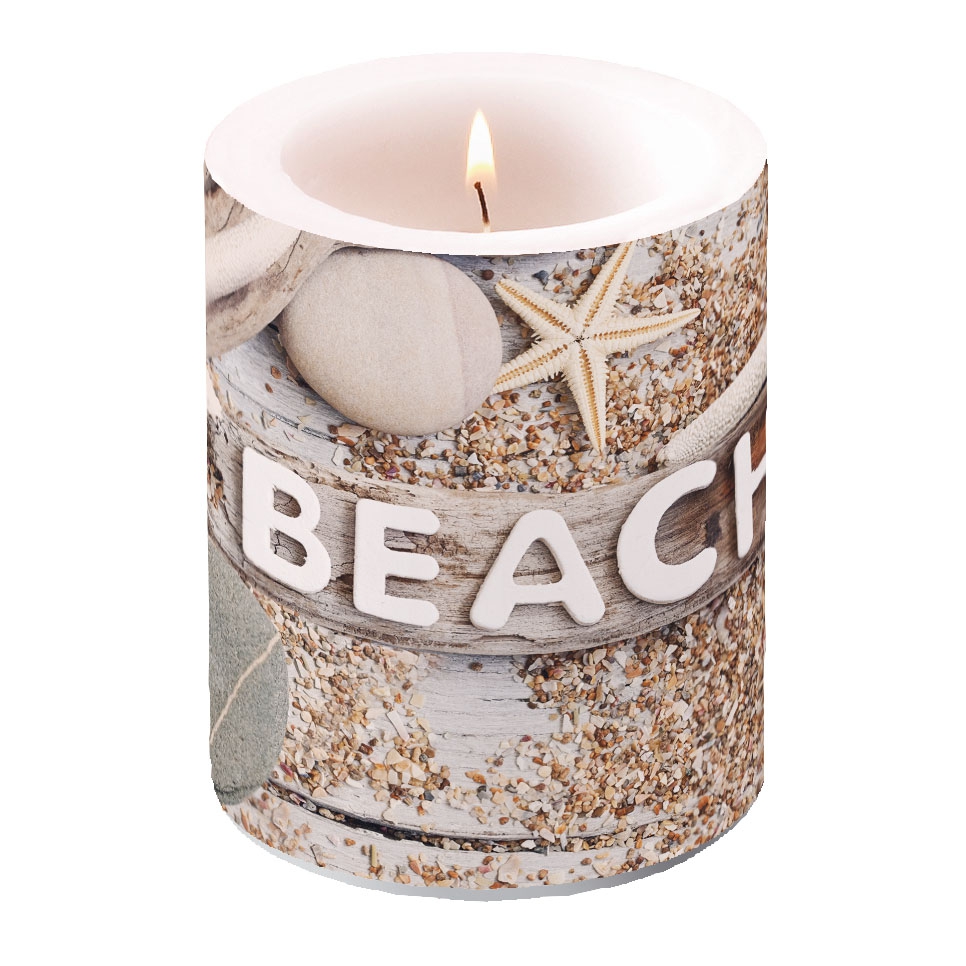 vela decorativa - Beach Wood