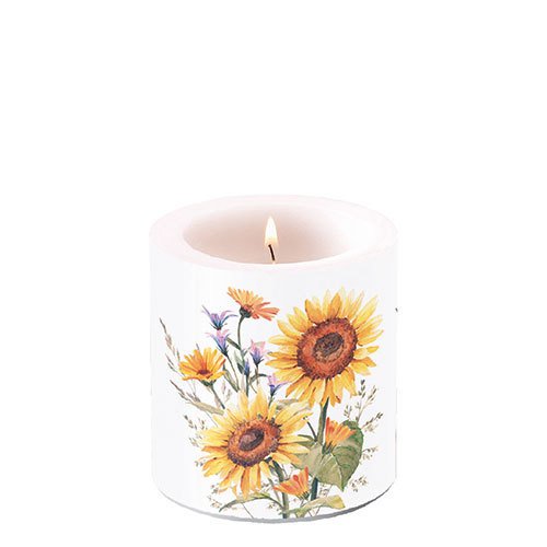 Dekorkerze klein - Sunflowers, Sonnenblumen