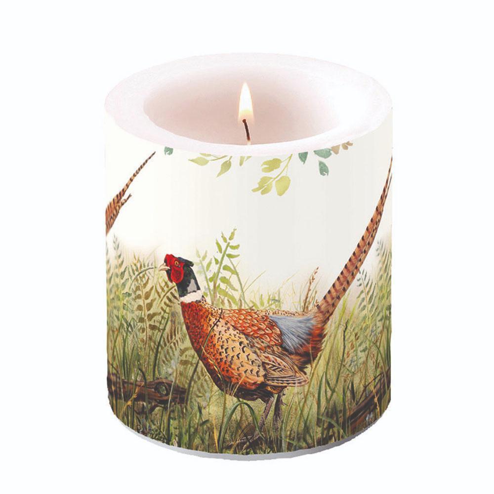 中号装饰蜡烛 - Glorious pheasant
