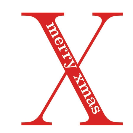 Guardanapos 25x25 cm - Big X Red 