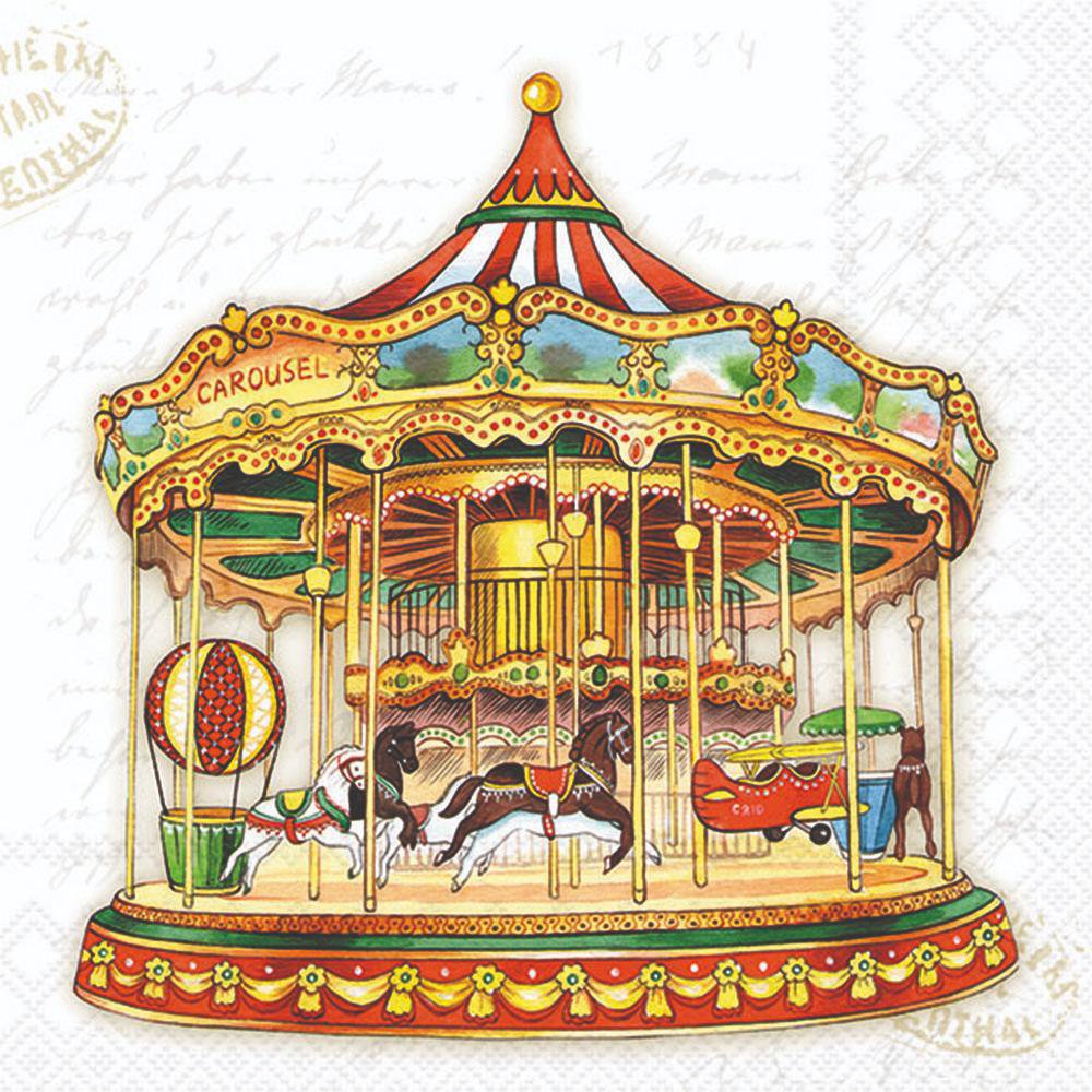 Napkins 33x33 cm - Carousel