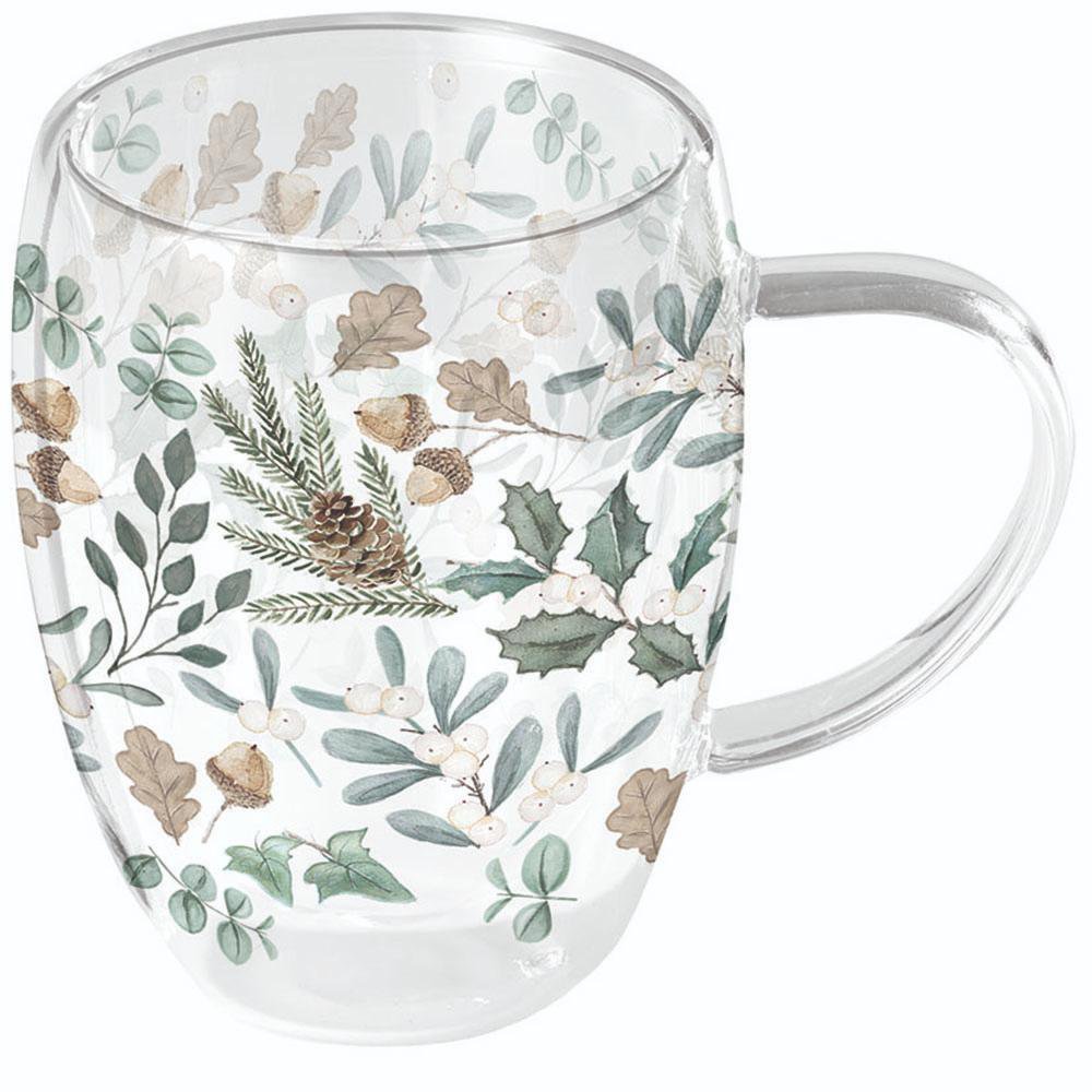 双层玻璃 - Double-walled glass 0.35 L Collection of leaves