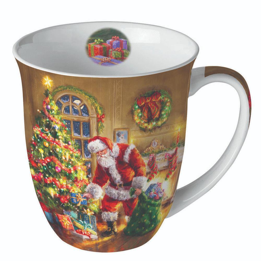 Porzellan-Becher 0,4 L -  Gifts under Christmas tree