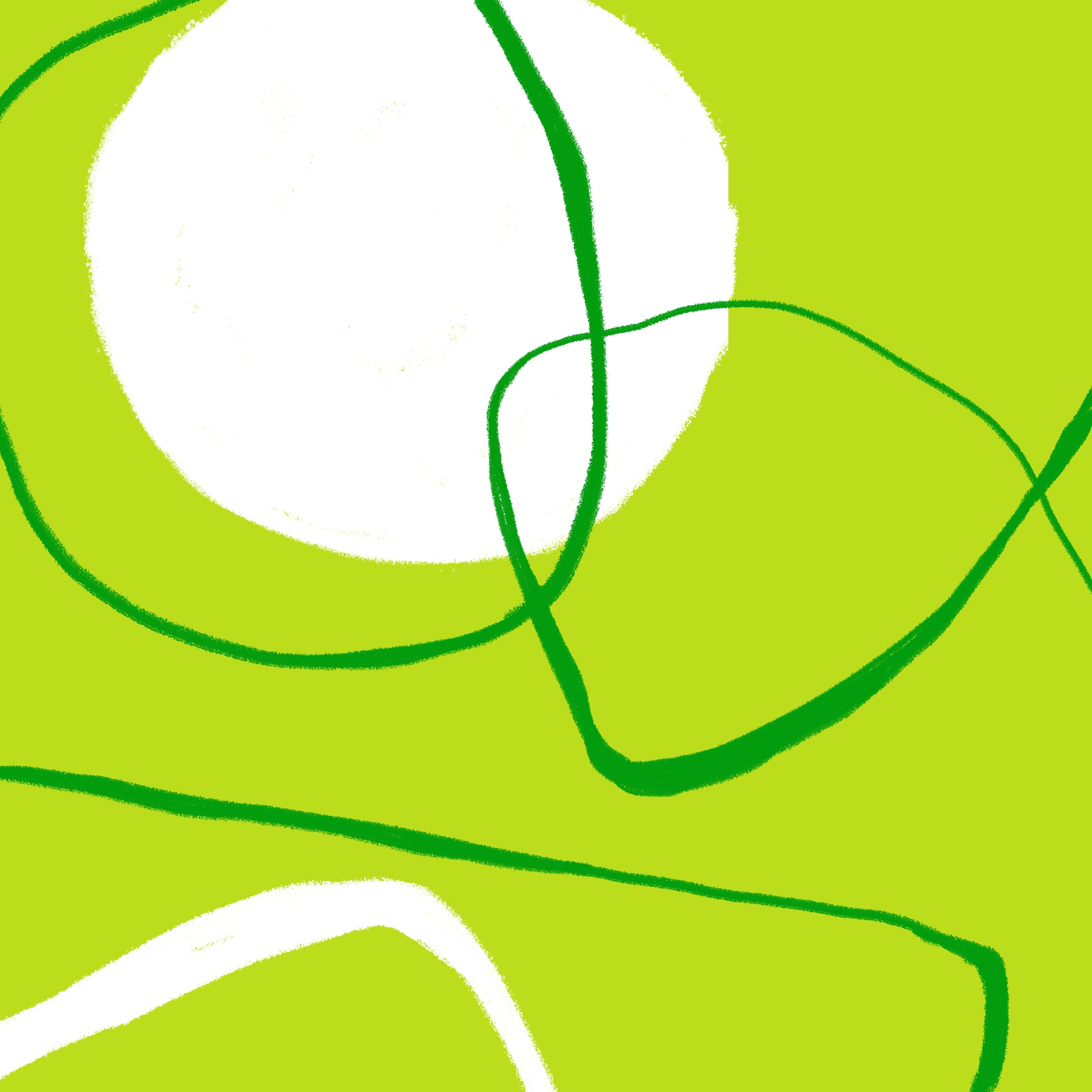 Servietten 33x33 cm Avantgarde -  Colour Art lime, Kreise,  Linien,  grün,  weiß,  Kunst,  Muster,  Gemälde