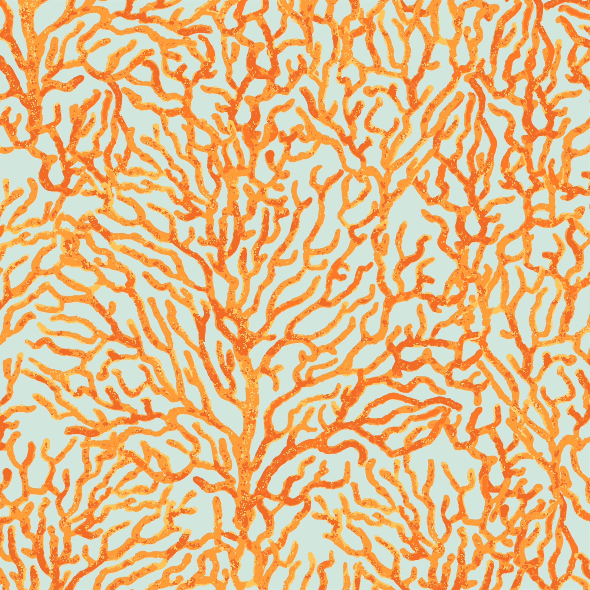 Tovaglioli 33x33 cm Avantgarde -  Coral Bay mint, Coralli,  Piante,  Spiaggia,  Mare