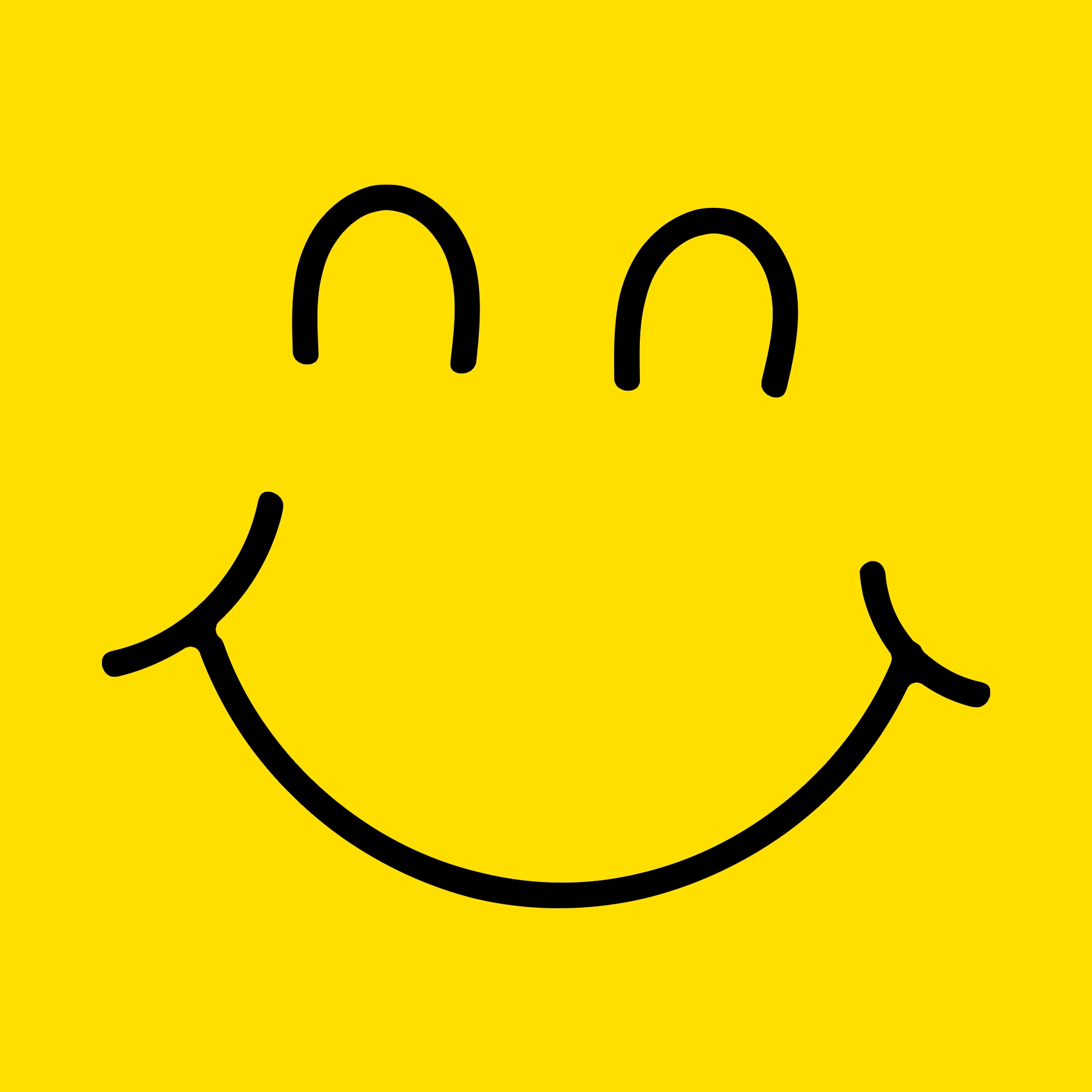 Servietten 33x33 cm Atelier -  Big Smile, Smiley,  lächeln,  gelb,  Zeichentrick,  Menschen,  Comic