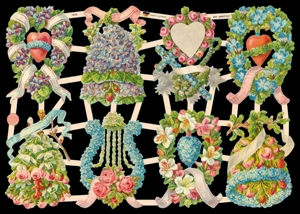 Glanzbilder - liebliche Blumen, Blumen