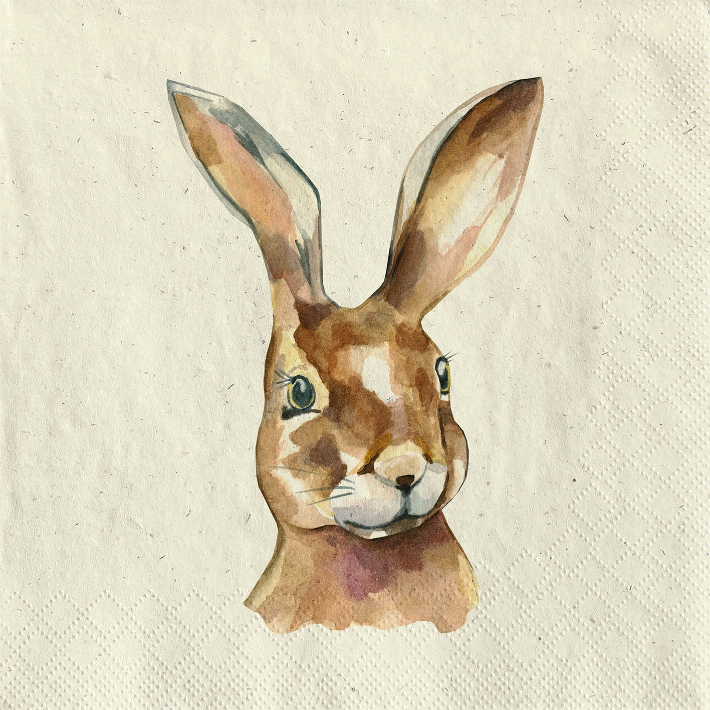 Servietten 24x24 cm Gras-Zellstoff - Mr Rabbit