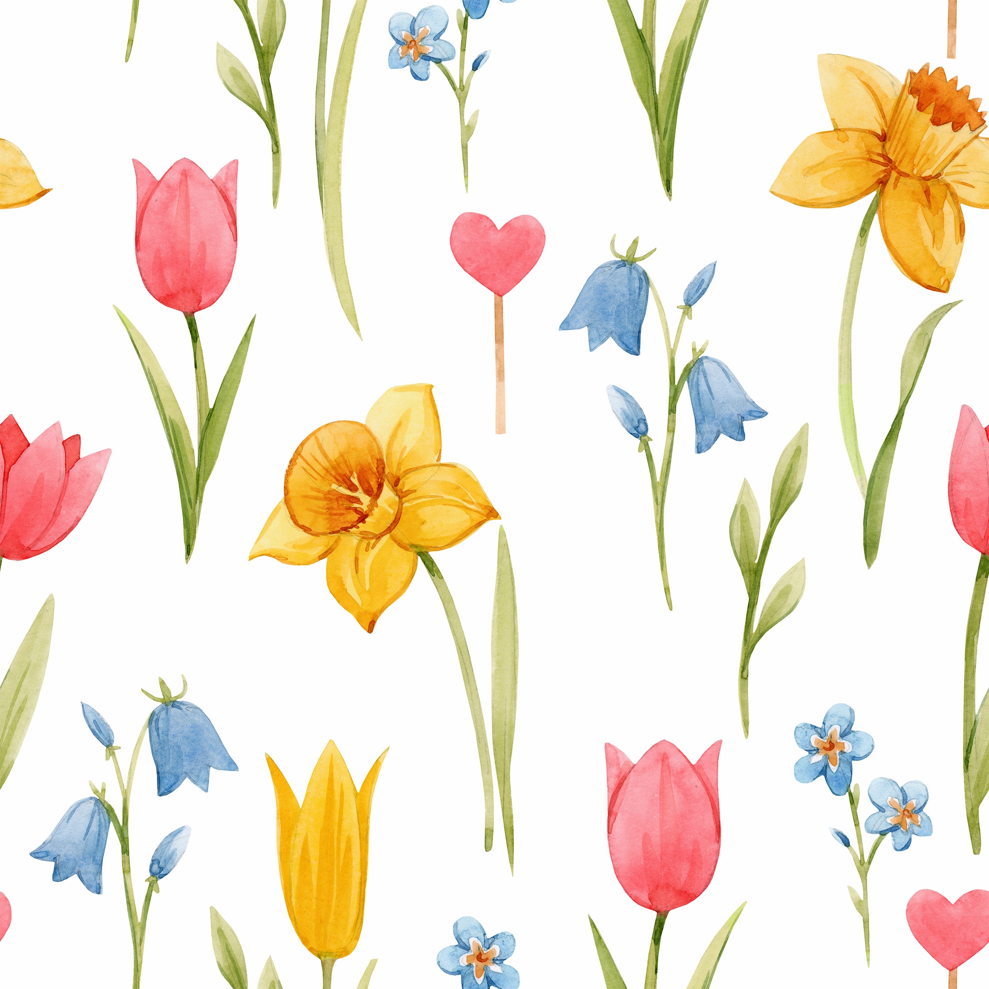 Napkins 33x33 cm - spring flowers