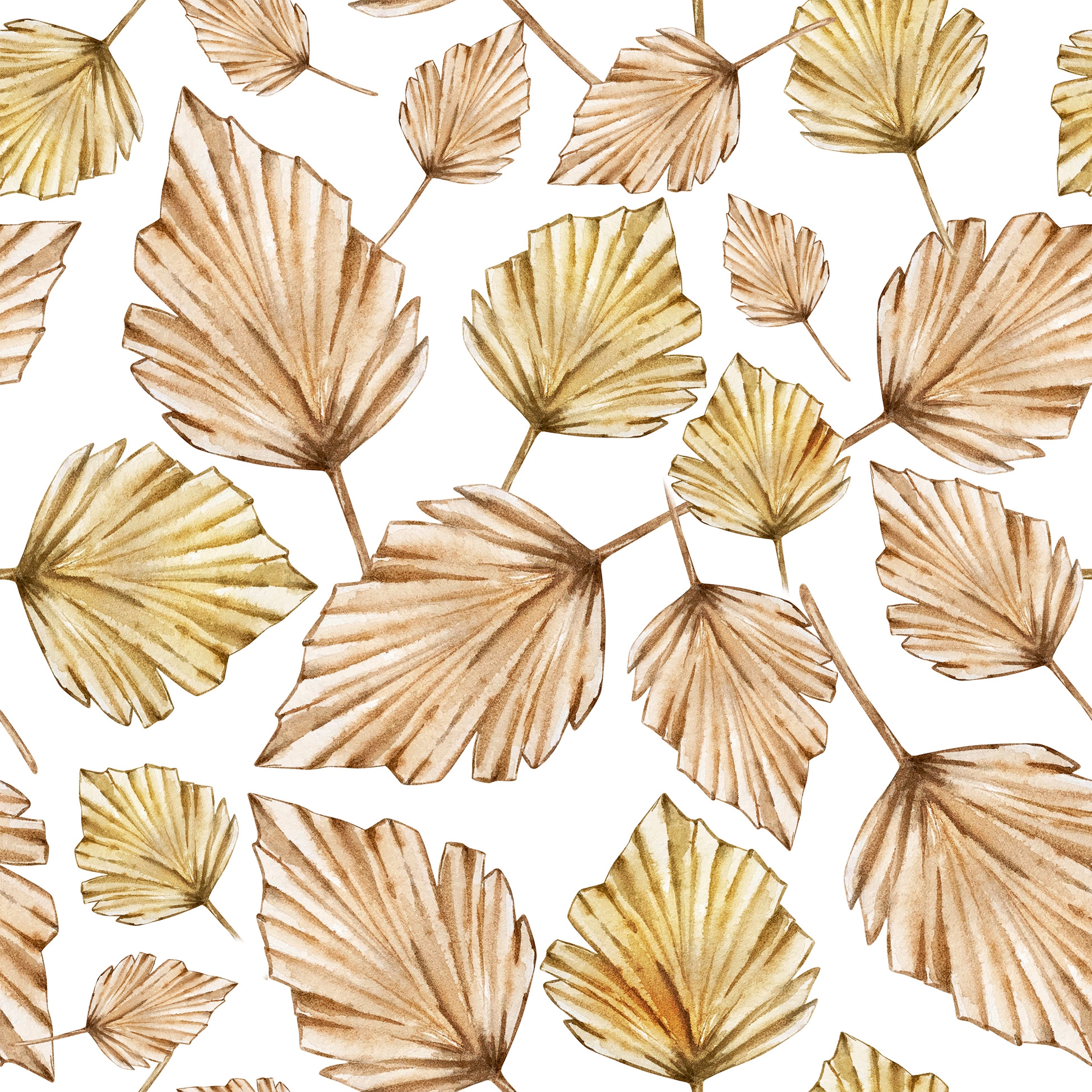 Napkins 33x33 cm - elegant leaves