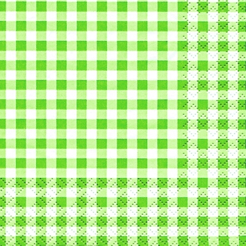 Servilletas 25x25 cm - Karo green