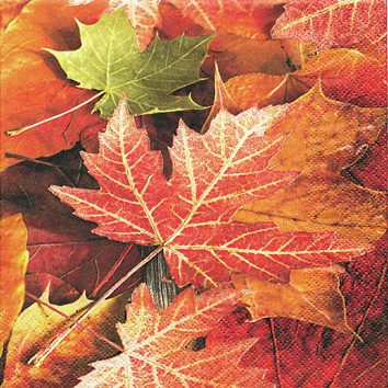 Napkins 25x25 cm - Maple Leaves