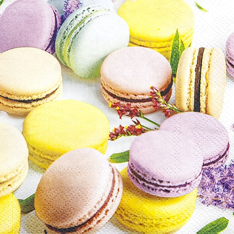 Serwetki 25x25 cm - Macarons