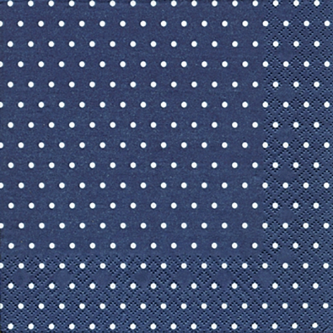Napkins 25x25 cm - Mini Dots dark blue