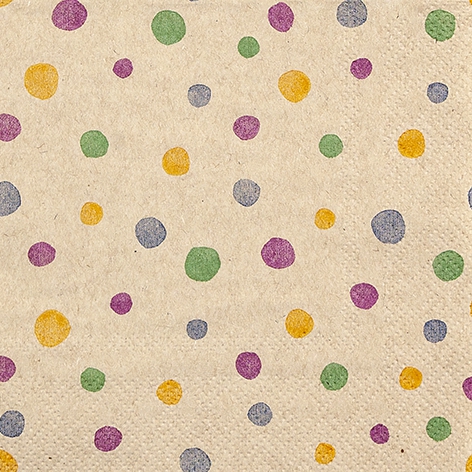 Serwetki 25x25 cm z recyklingu - Lass uns feiern!, Punkty,  Impreza,  Konfetti,  Uroczysto??,  impreza,  Karnawa?,  Próbka,  Wydarzenia