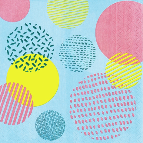 Napkins 33x33 cm - Hatched rich