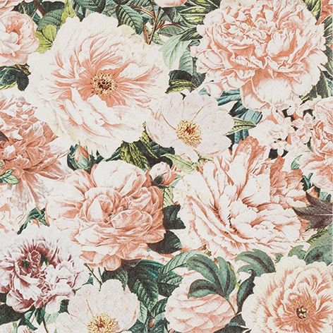 Napkins 33x33 cm - Story of Roses