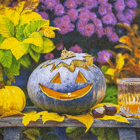 Tovaglioli 33x33 cm - Happy Pumpkin