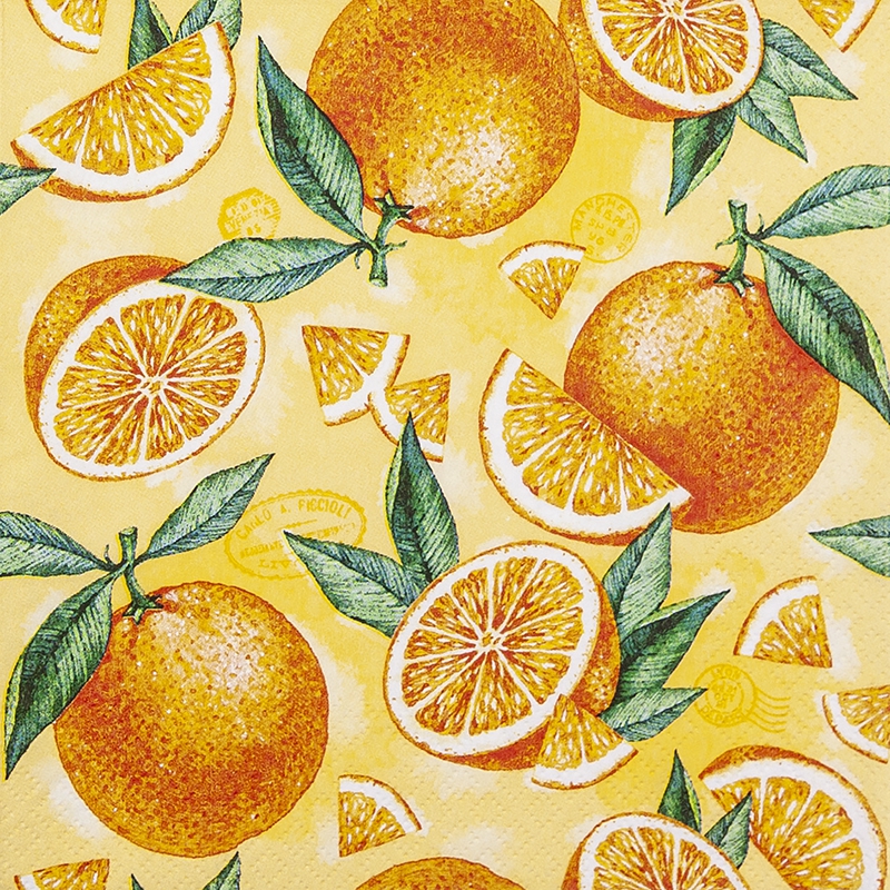 Serwetki 33x33 cm - Pieces of Orange
