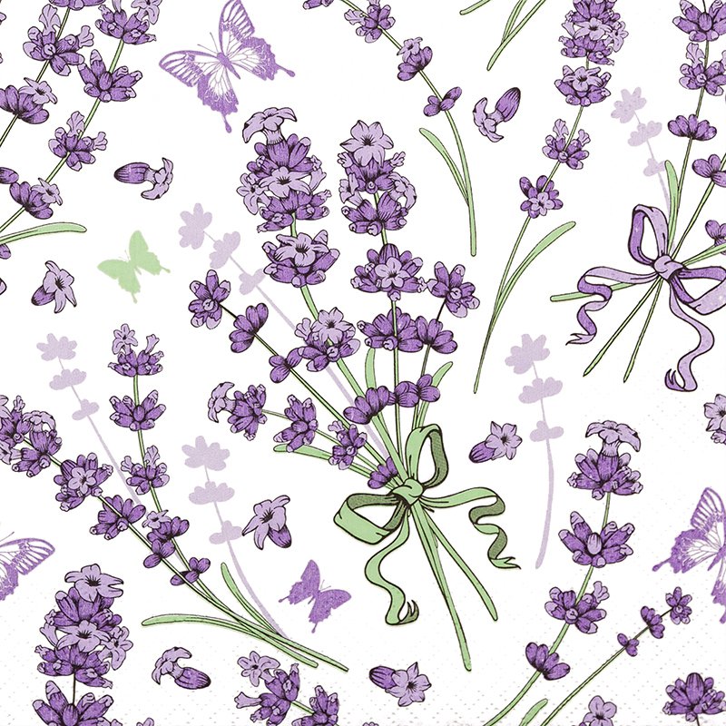 Napkins 33x33 cm - Lovely Lavender