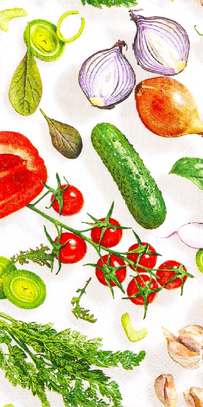 Buffet napkins - Tasty Vegetables