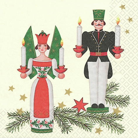 Napkins 33x33 cm - Erzgebirgstradition