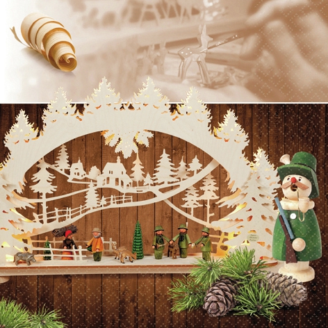 Servilletas 33x33 cm - Echt Erzgebirge