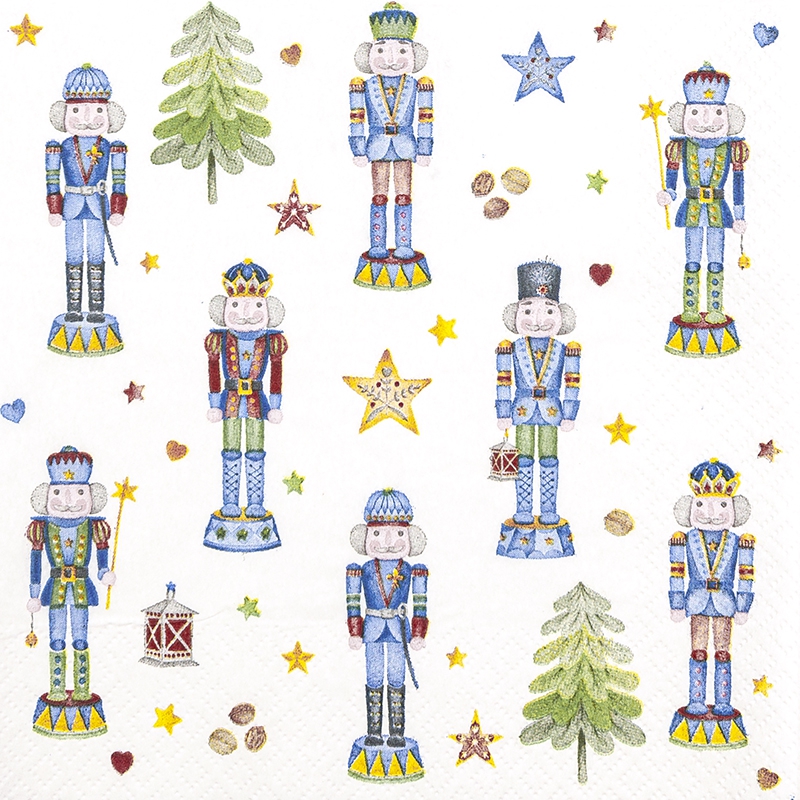 Napkins 33x33 cm - Nutcrackers, 