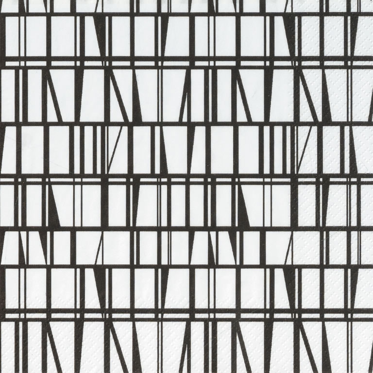 Guardanapos 24x24 cm - Coronna black 