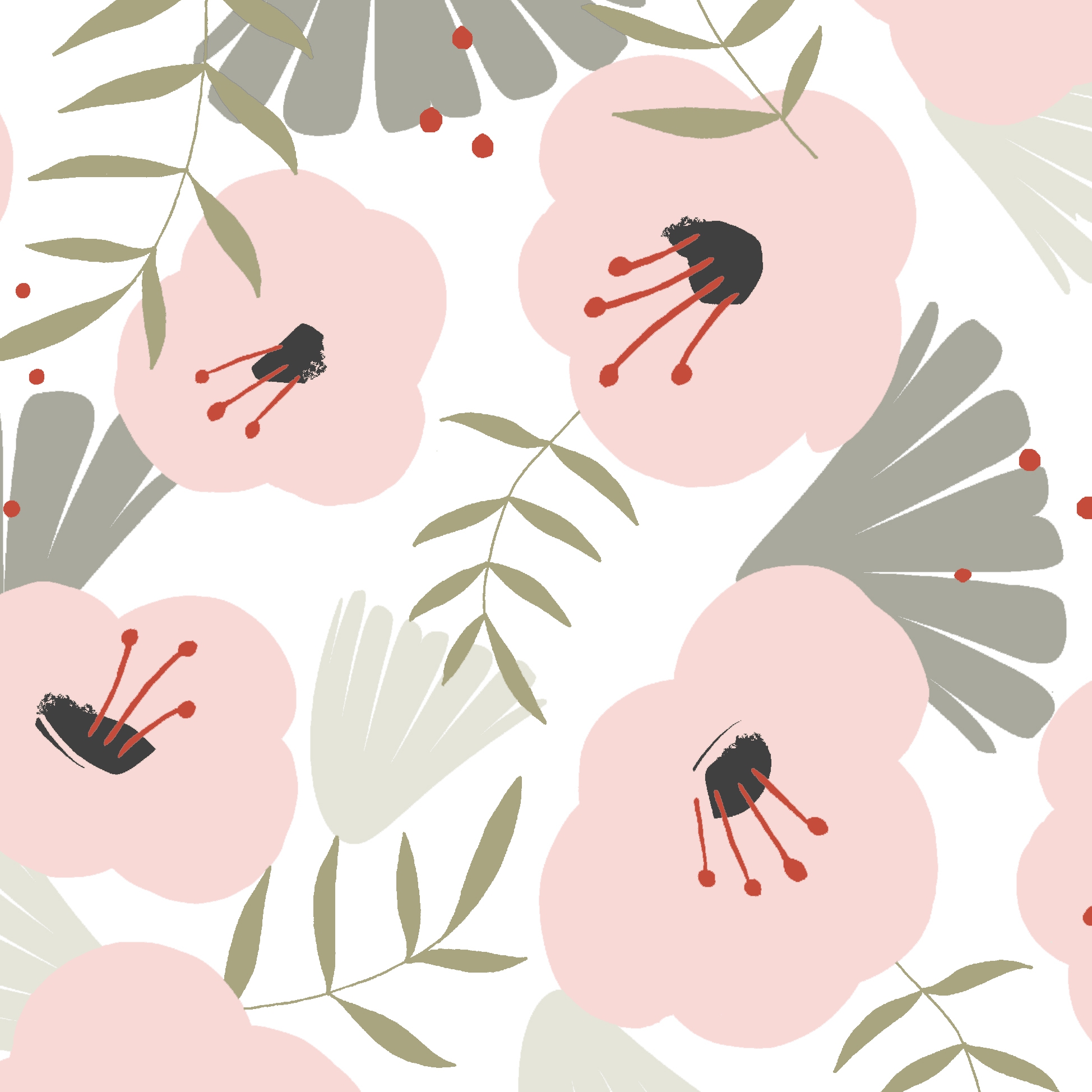 Servietten 33x33 cm - Anni