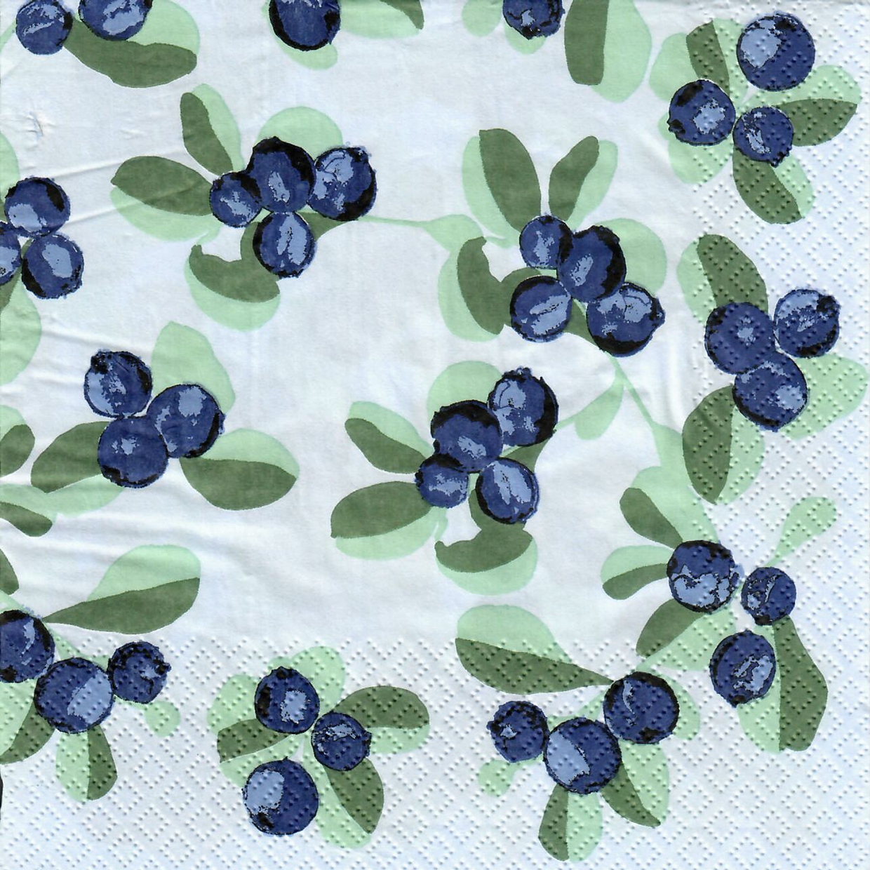 Servietten 24x24 cm - Mustikka