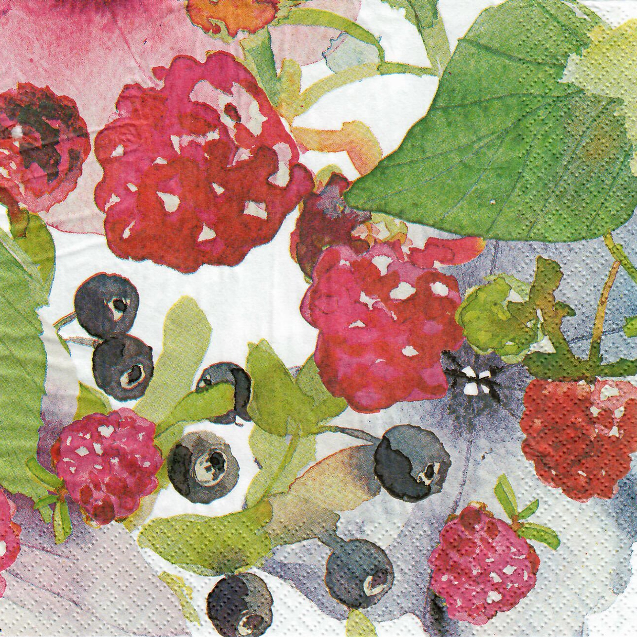 Servietten 24x24 cm - Vadelma