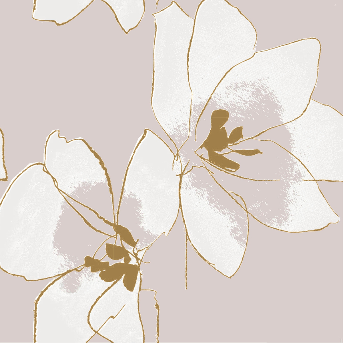 Servietten 24x24 cm - Amaryllis