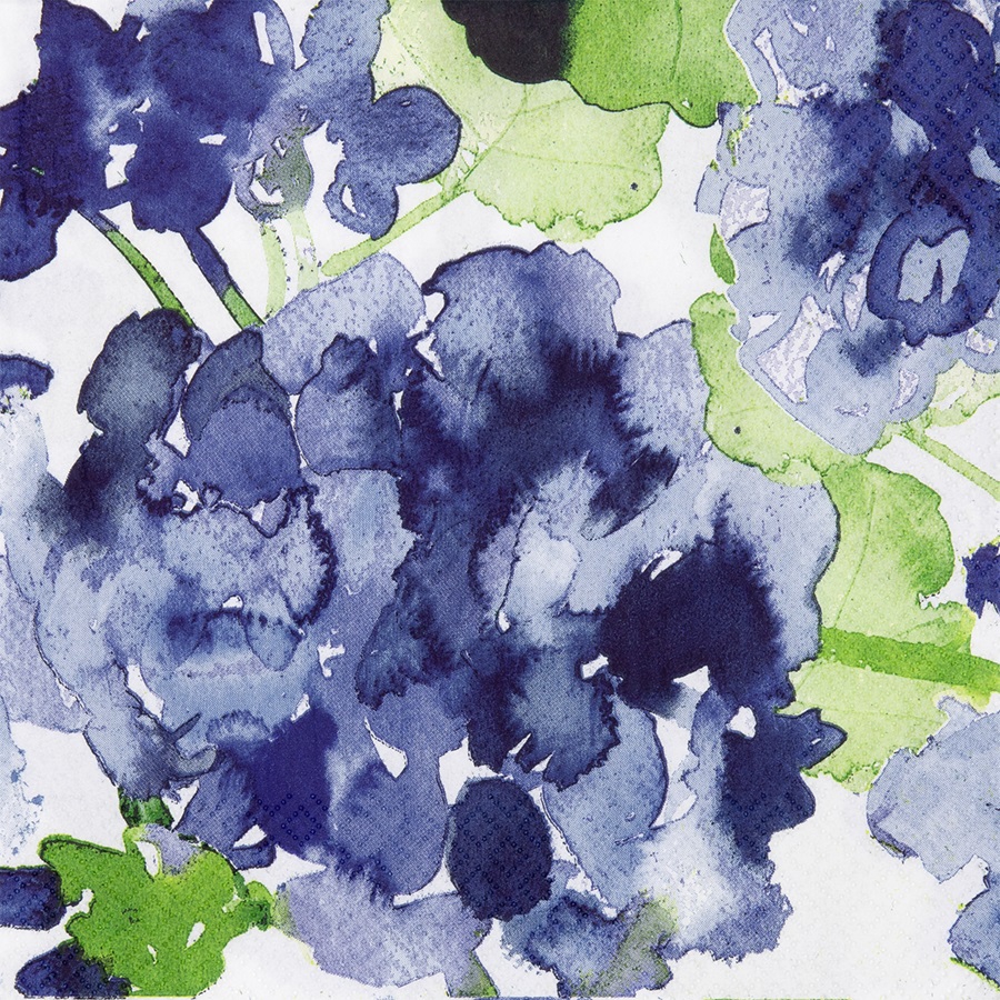 Servietten 24x24 cm - Pelargonia