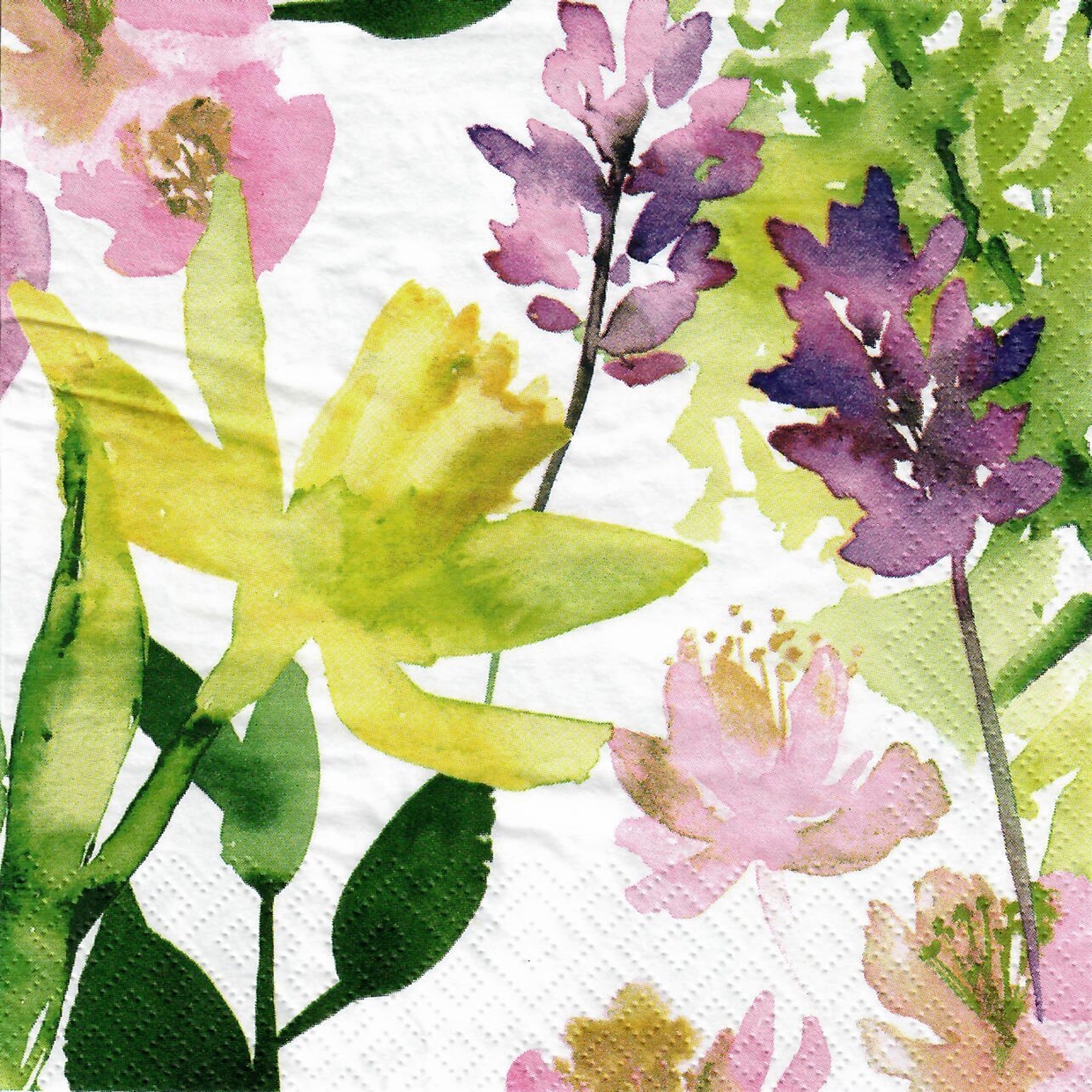 Servietten 33x33 cm - Narsissi