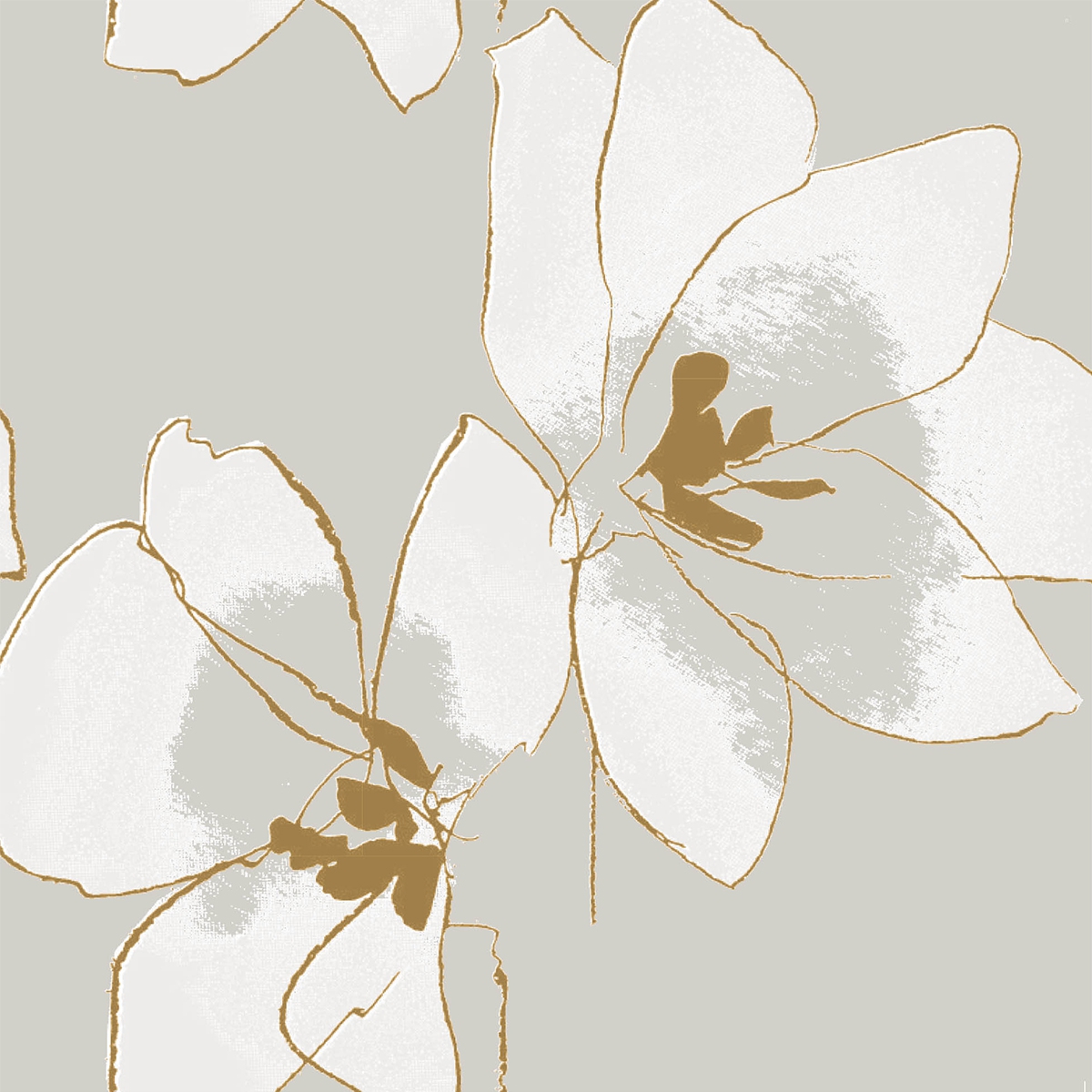 Servietten 33x33 cm - Amaryllis