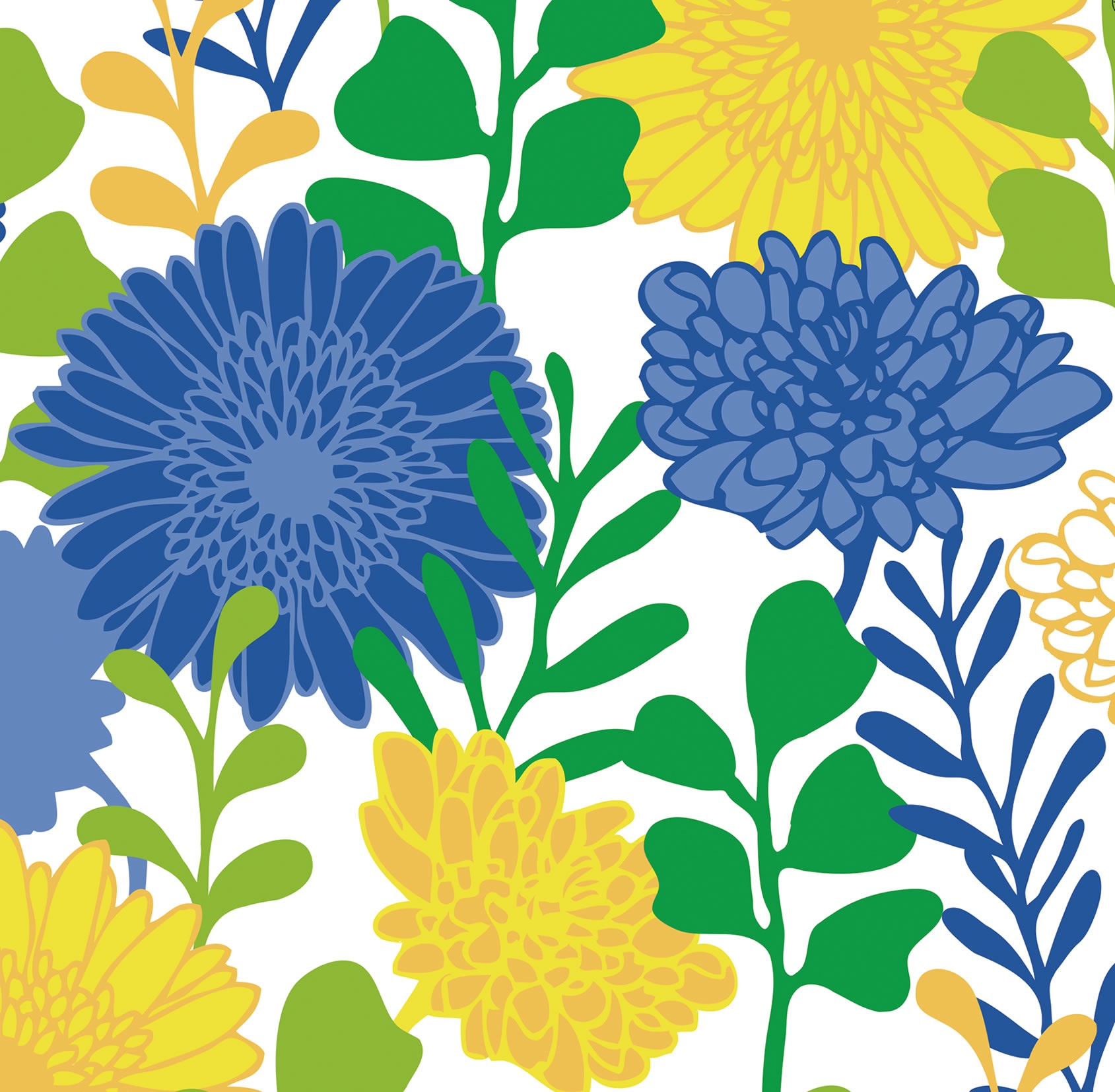 Servietten 24x24 cm - Fiona sinik  