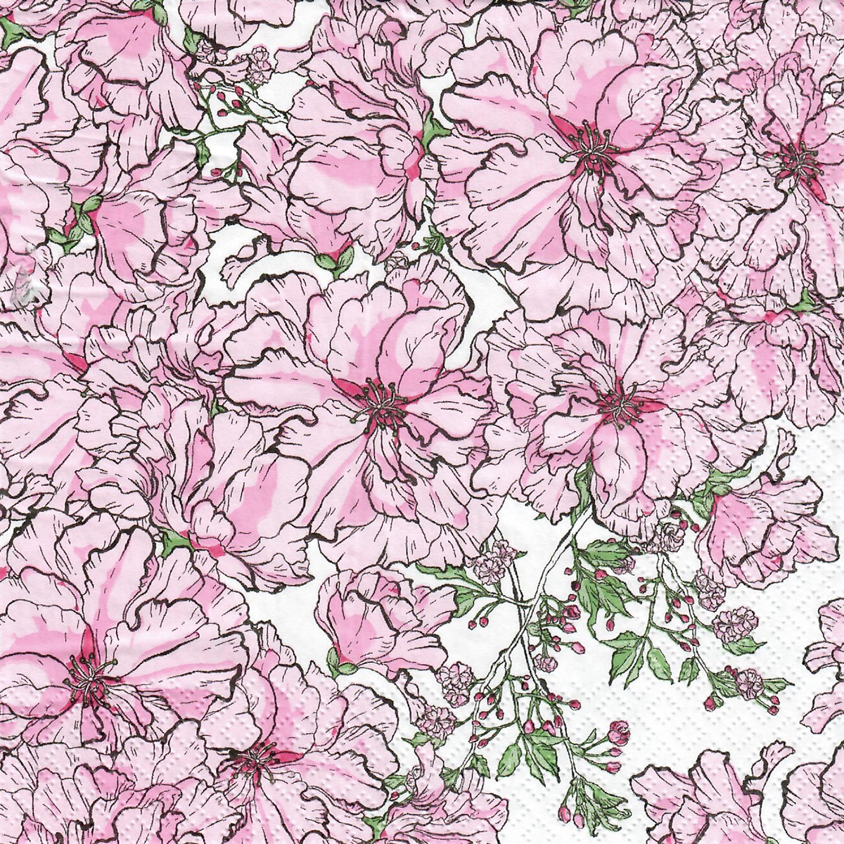 Servietten 24x24 cm - Kirsikkajuhla vp 