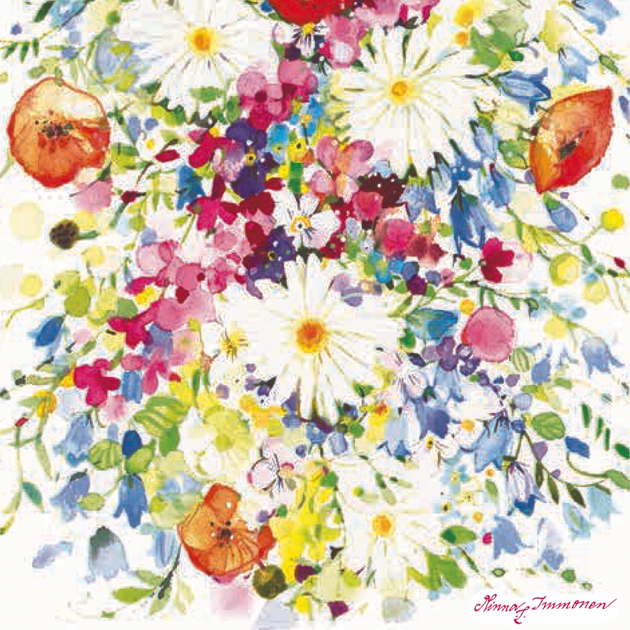 Servietten 33x33 cm - Lempikukkia 