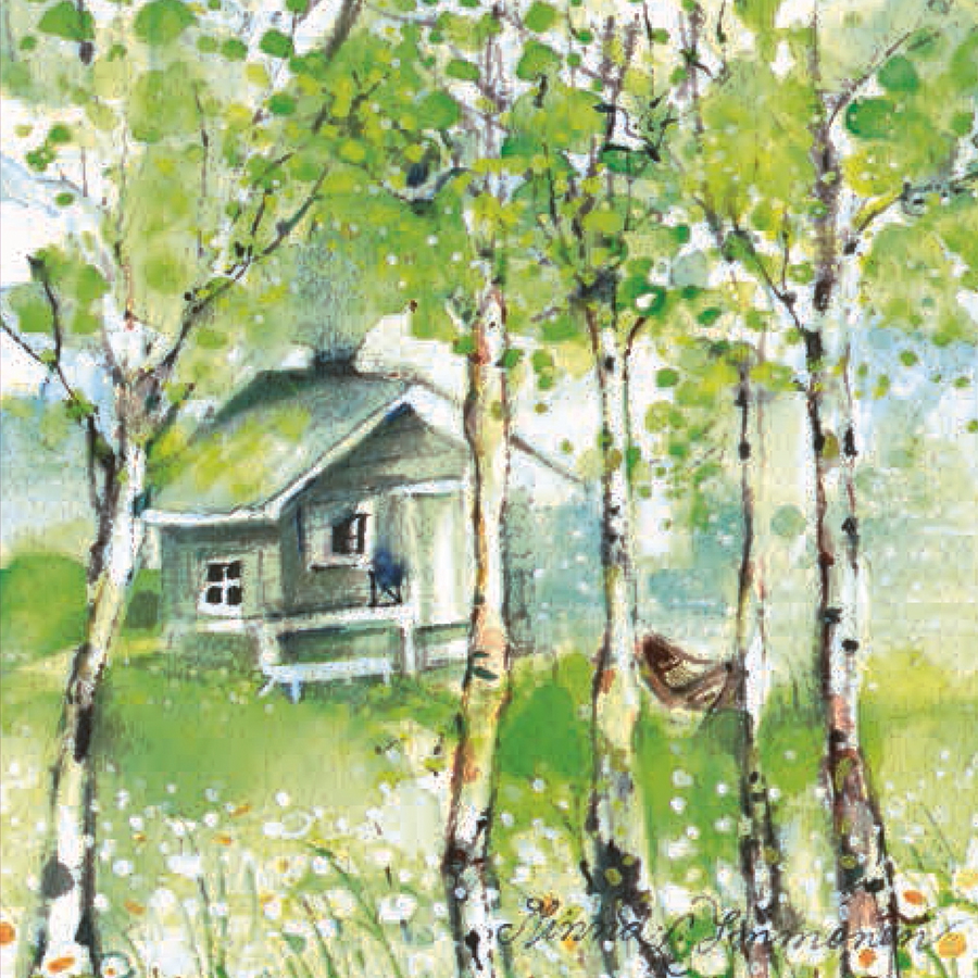 Servietten 33x33 cm - Rantasauna 