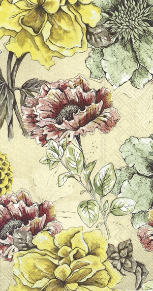 自助餐巾 - BLOSSOM TALE cream