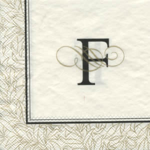 Napkins 25x25 cm - FLOURISH F                              
