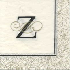 Servilletas 25x25 cm - FLOURISH Z                              