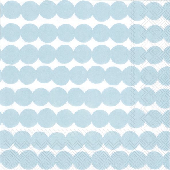 Servietten 25x25 cm - RÄSYMATTO light blue