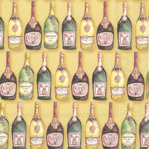 Napkins 25x25 cm - LETS PARTY, celebration, Wine, Events, champagne Napkins 25x25 cm - LETS PARTY