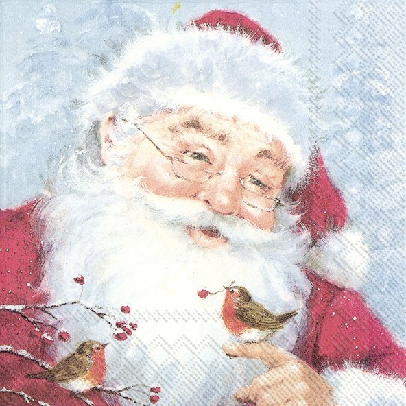 Servilletas 25x25 cm - FRIENDLY SANTA